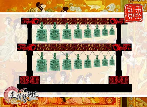 16件晉侯穌青銅編鐘，西周時期編鐘編磬