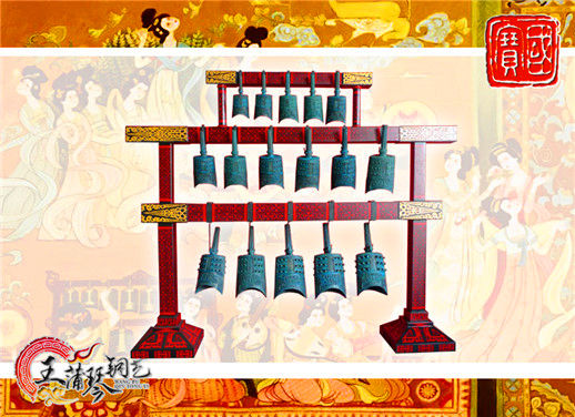 16件套系編鐘、編磬、特鐘、特磬，堂廟祭典用品