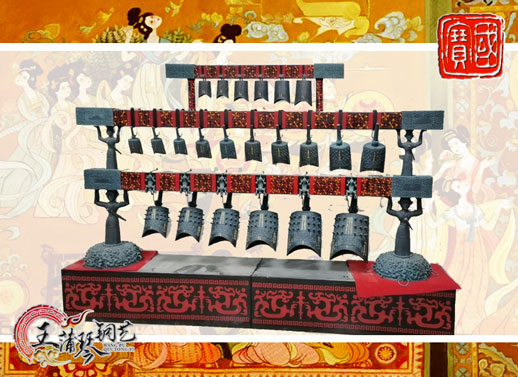 22件C型編鐘、小型演奏級、F調(diào)主旋律