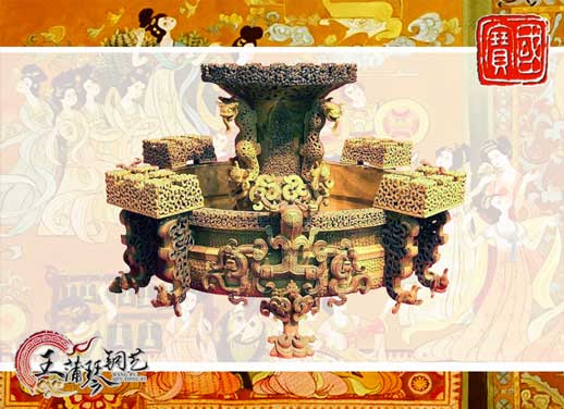 銅尊盤，曾侯乙尊盤，國寶級文物之一